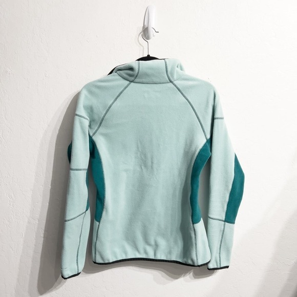 Columbia Titanium Fleece Quarter Zip Fleece Pullover Womens Small Green - Picture 6 of 7
